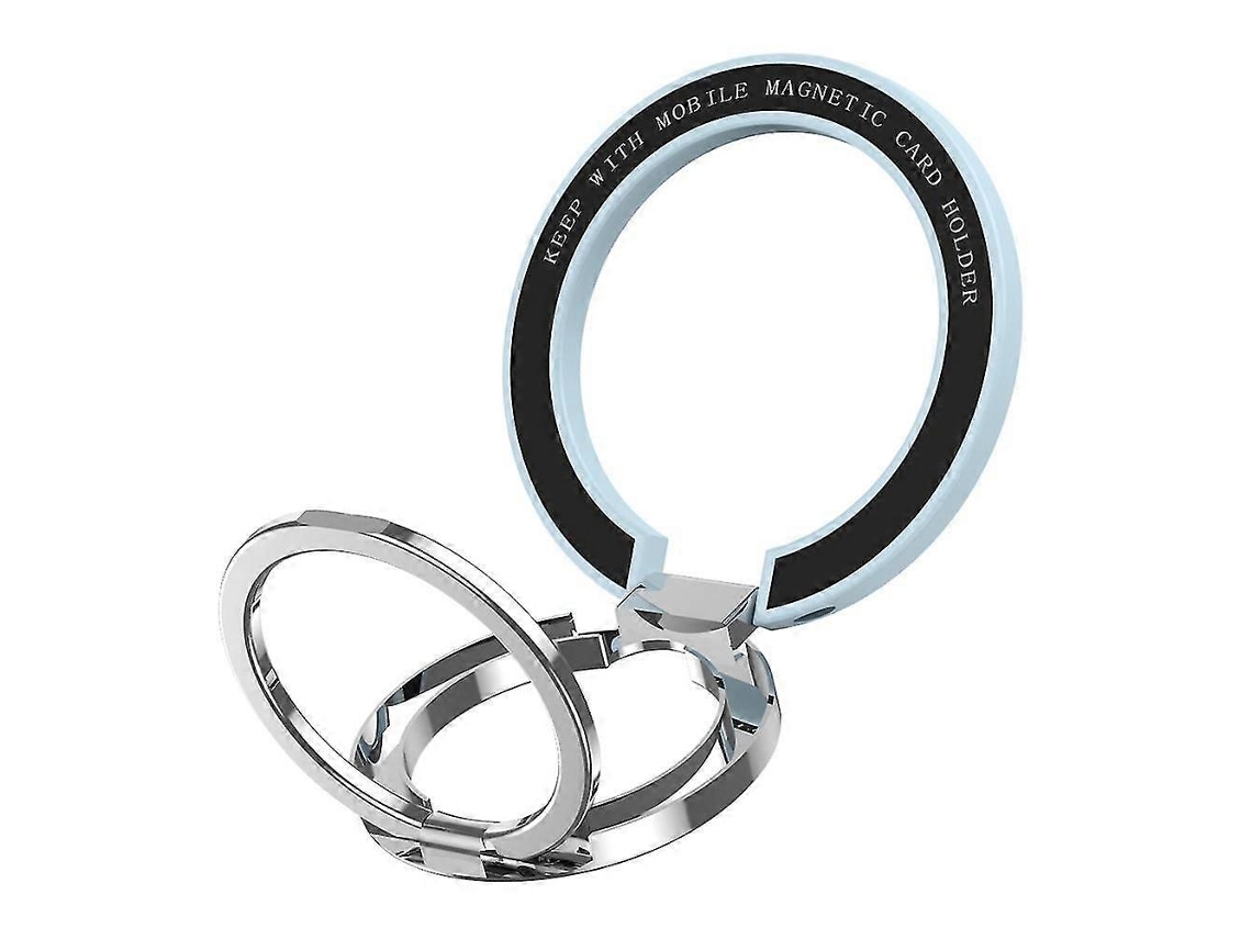 Anel Magnético Para Celular Compatível Com Magsafe, Suporte De Anel Magnético De Metal De Eixo Duplo Para Celular Com A