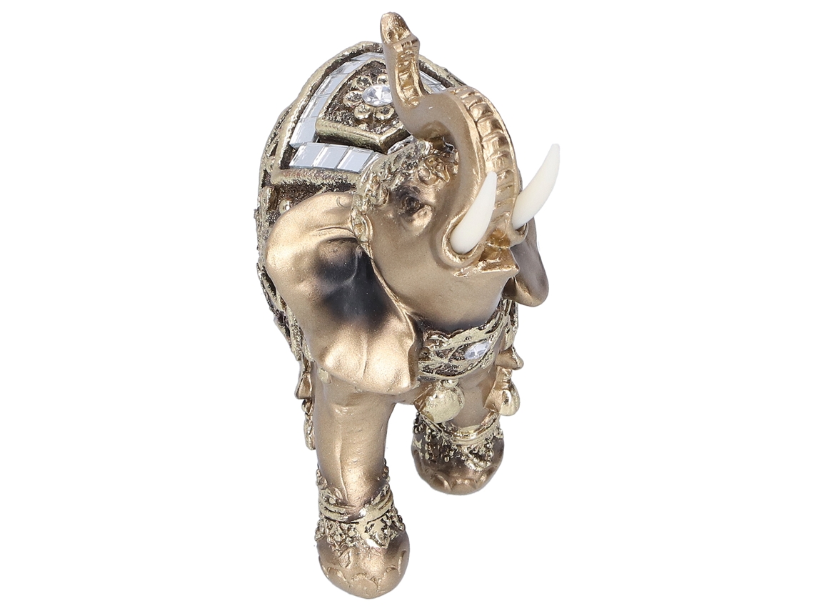 Estátua de Elefante Feng Shui em Resina LAXISCREED, 10x5x10cm