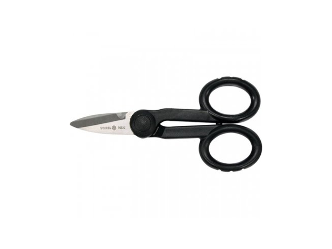 Tesoura De Eletricista 140 Mm Cabo Isolado 2900044 Vorel