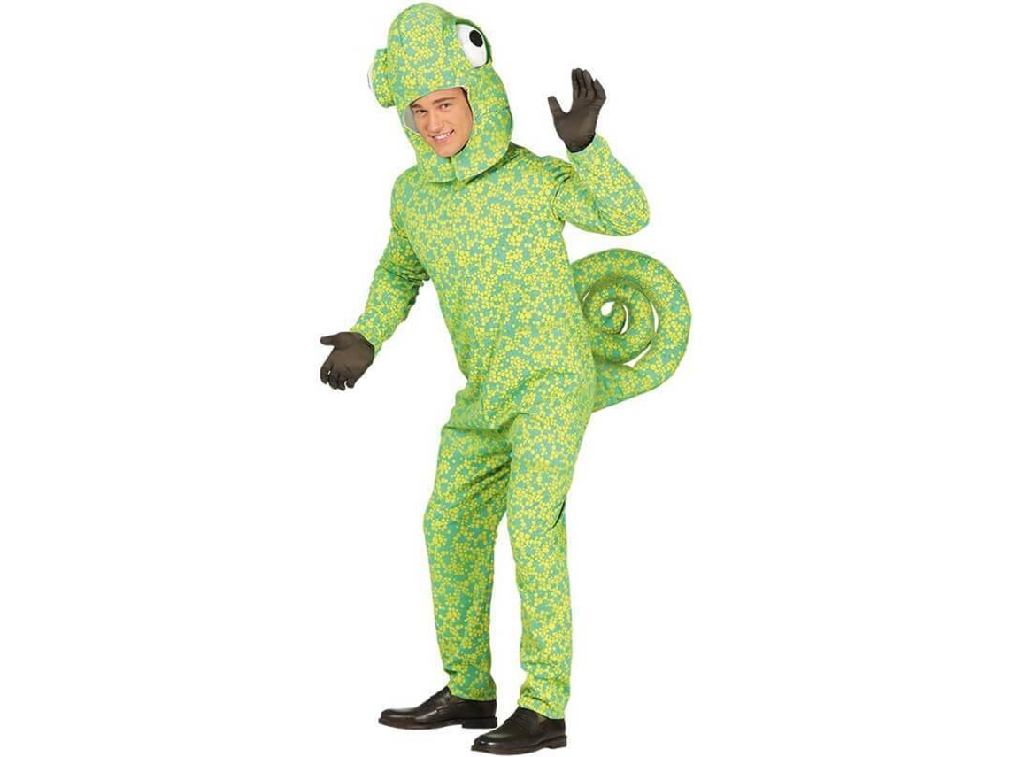 Fato de Homem DISFRAZZES Camaleão Verde (Tam: L)
