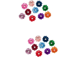 Conjunto de 2 acessórios de cabelo com tema animal: Elásticos de cabelo Florais