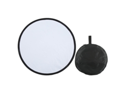 Refletor Prateado E Branco Para Fotografia, Redondo E Portátil, Refletor De Luz Para Fotografia