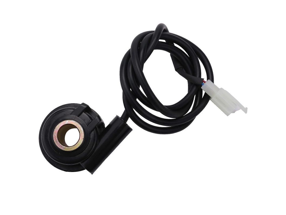Cabo do sensor do odômetro digital da motocicleta com 3 fios para velocímetro, metal durável, 96 cm, preto