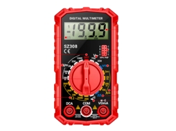 Multímetro Digital Aneng Sz308 – Medidor Ac/dc, Resistência, Capacitância, Lcd Com Retroiluminação