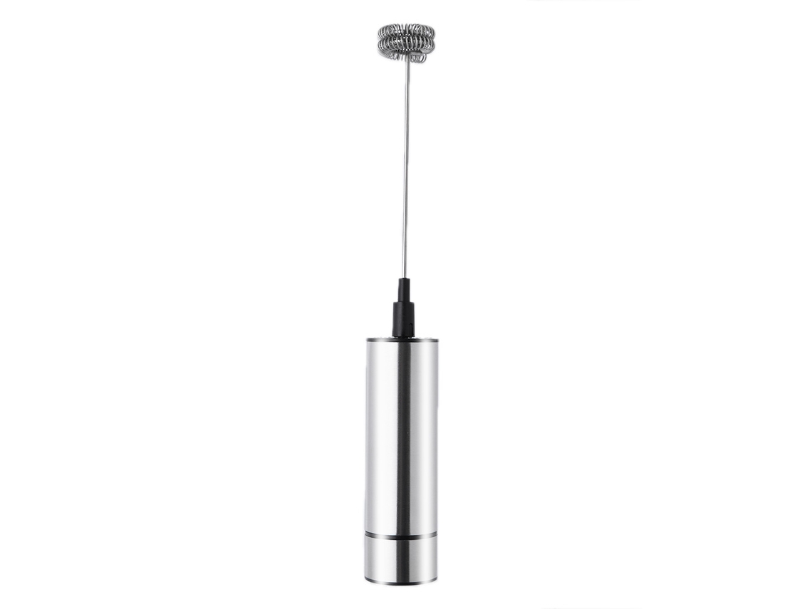Espumador Elétrico de Leite, Aço Inoxidável, 2 Batedores AQUAFORGE