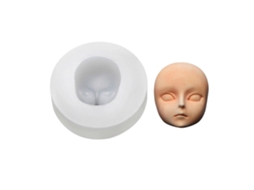 Molde De Silicone Para Decoração De Rostos De Bebês, Bonecas E Chocolates, Ideal Para Confeitar Doces, Bolos E Cupcakes.