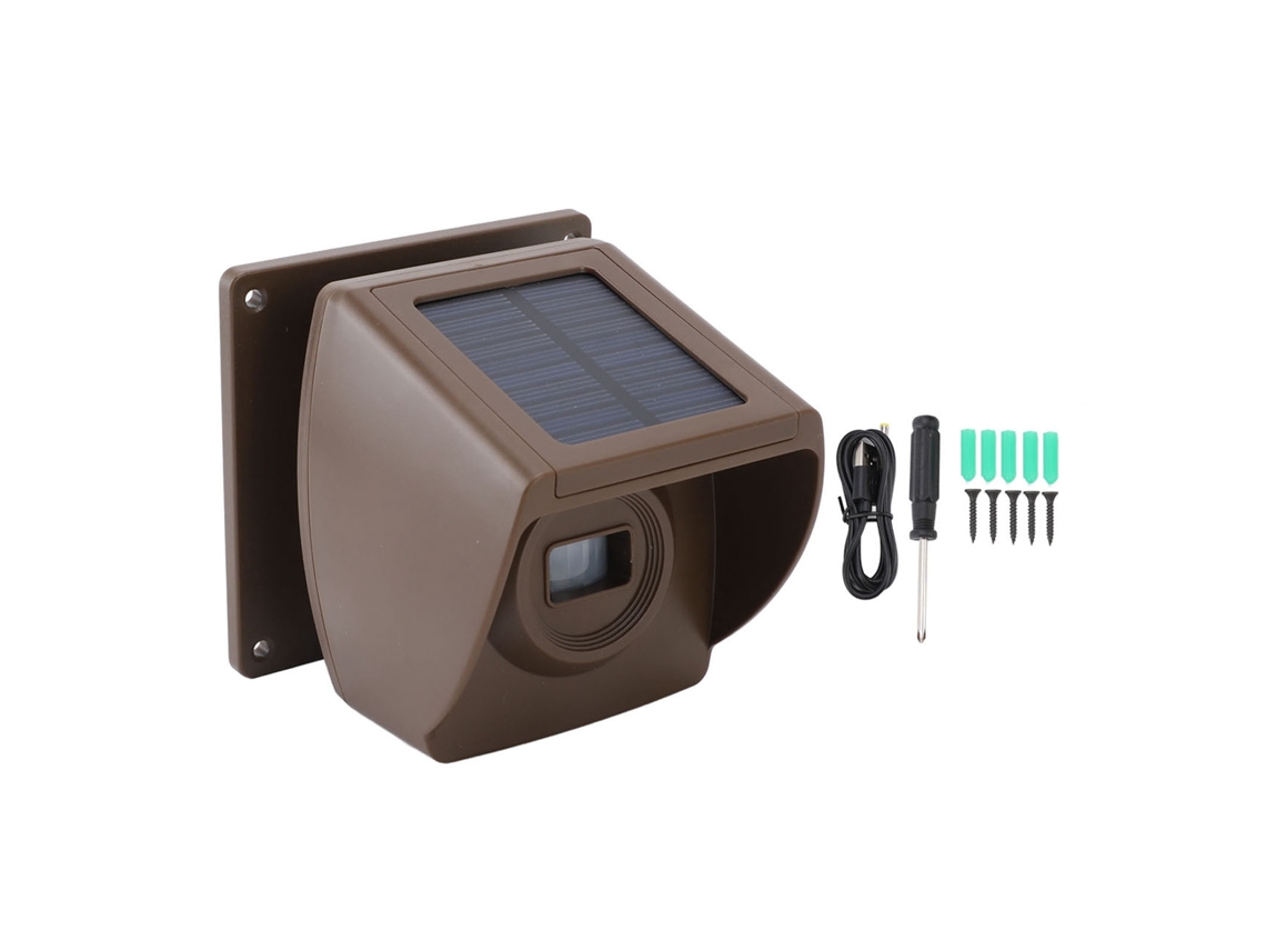 Alarme De Entrada 800m Solar Sem Fio Ip55 Sensor De Movimento Exterior Resistente Ao Clima