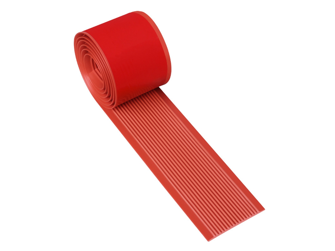 Protetor De Borda De Escada Pvc 5cmx100cm 5un - Vermelho - Eifson