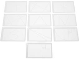 Ferramenta De Desenho Solustre Para Artistas, Divisor Proporcional Da