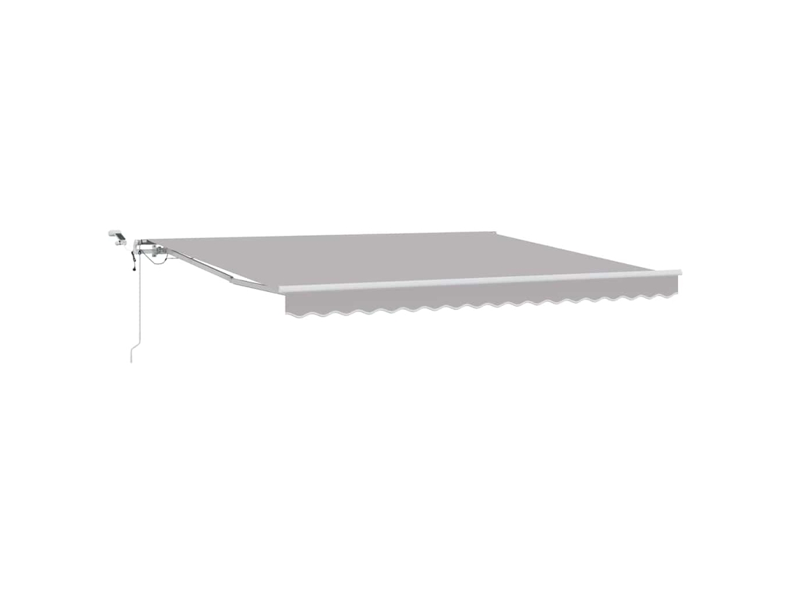 Toldo Retrátil Cinzento claro 400 × 300 Cm Poliéster MAISON EXCLUSIVE