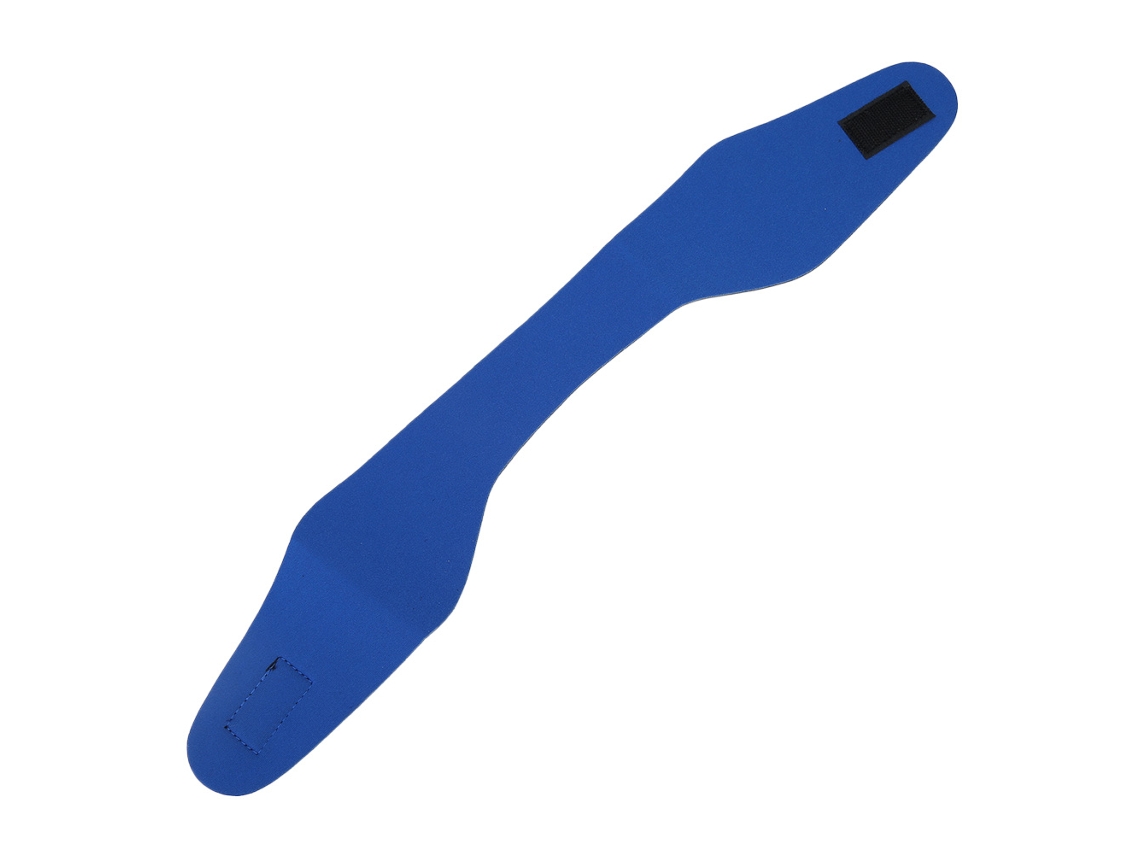 Bandana de neopreno, elástica, para cabeça e orelhas, crianças e adultos, natação, azul, M | S/MARCA