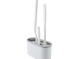 Escova De Vaso Sanitário 3 Em 1 De Silicone, Suporte De Parede Em Nylon Tprs, Limpeza Detalhada, Lim Gokoco