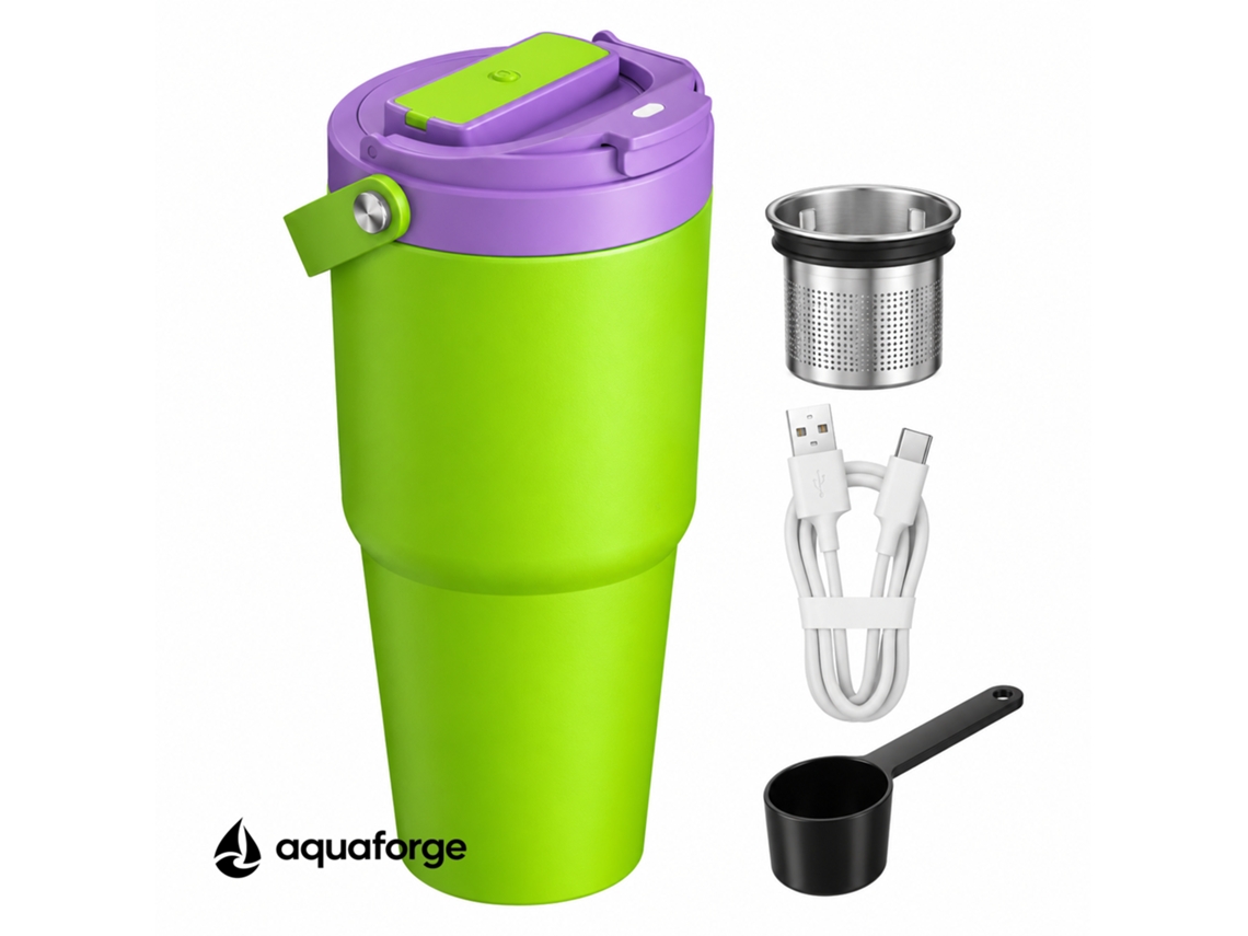 Chávena De Café Aquaforge Com 0,6 L E Aço Inoxidável, Verde