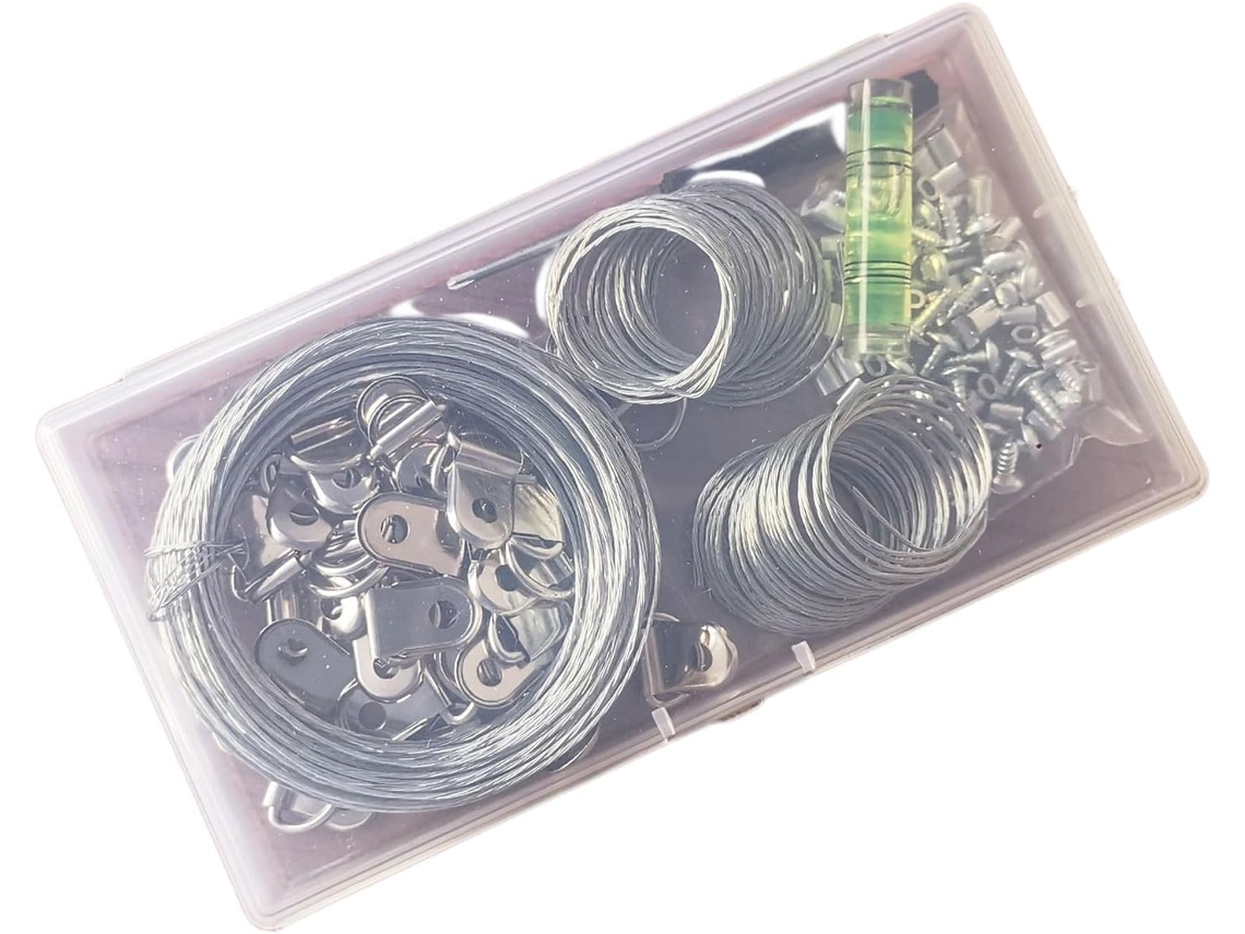 Kit De 105 Peças Para Pendurar Quadros A Óleo, Ferramenta Profissional Para Pendurar Porta-retratos Para Uso Doméstico