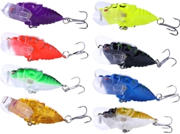 De Cigarra Para Pesca, Isca De Pesca De Cigarra Artificiais De Pesca Simulando Cigarras De Água Gokoco