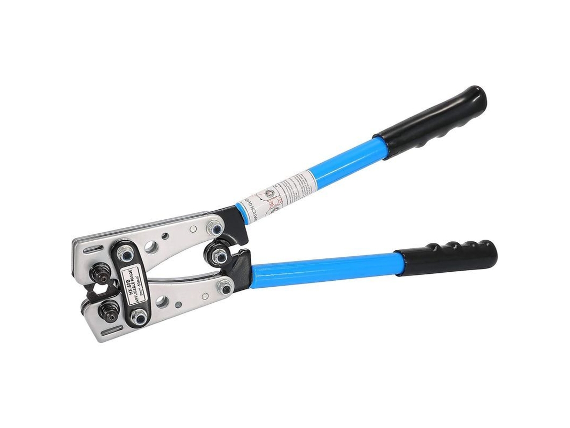 Alicate De Crimpagem Ajustável Profissional Multicamada Com Ratchê Para Bornes De Cabo Elétrico Awg 10-0 6-50 Mm²