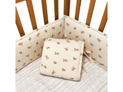 Conjunto de Protetores de Berço PANOONA 4 Peças Bege (2 X 132 Cm + 2 X 68,5 Cm)