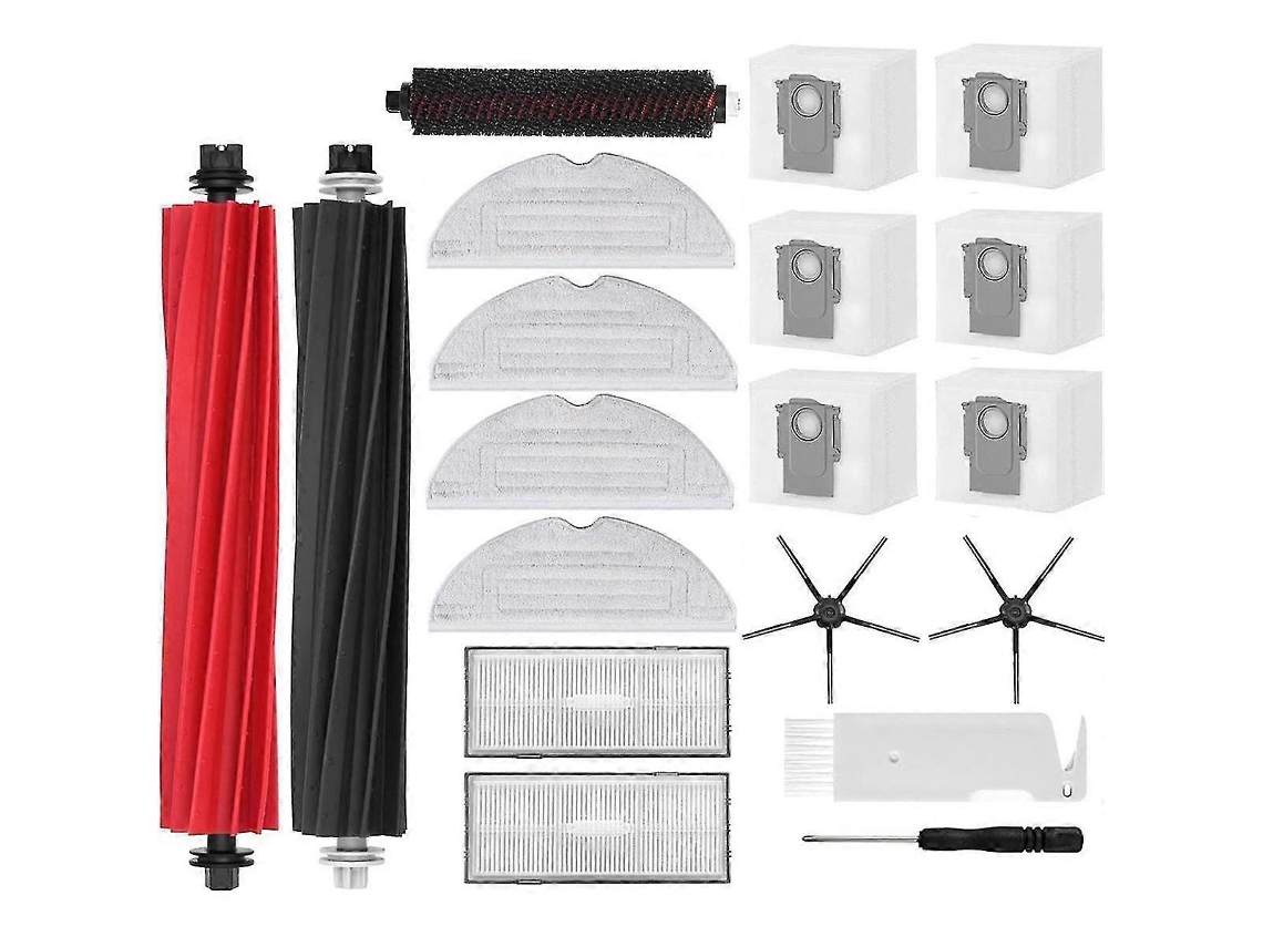 Acessrio Para S8 Pro Ultra Escova Principal De Rolo Escovas Laterais Filtro Mop Lenos Umedecidos, Peas De Reposio Para Rob Aspirador De P Acess Yunzii
