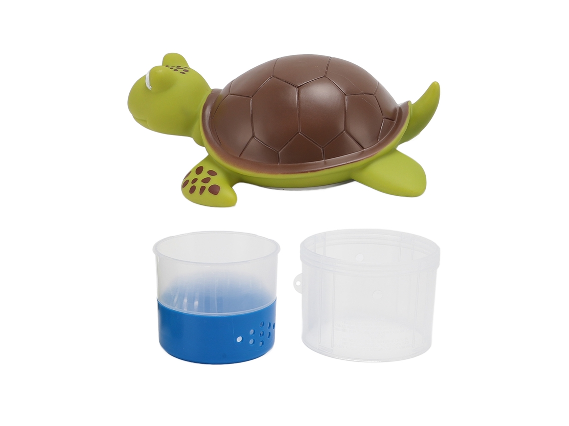 Dispenser de Cloro Flutuante Ajustável para Piscina Verde