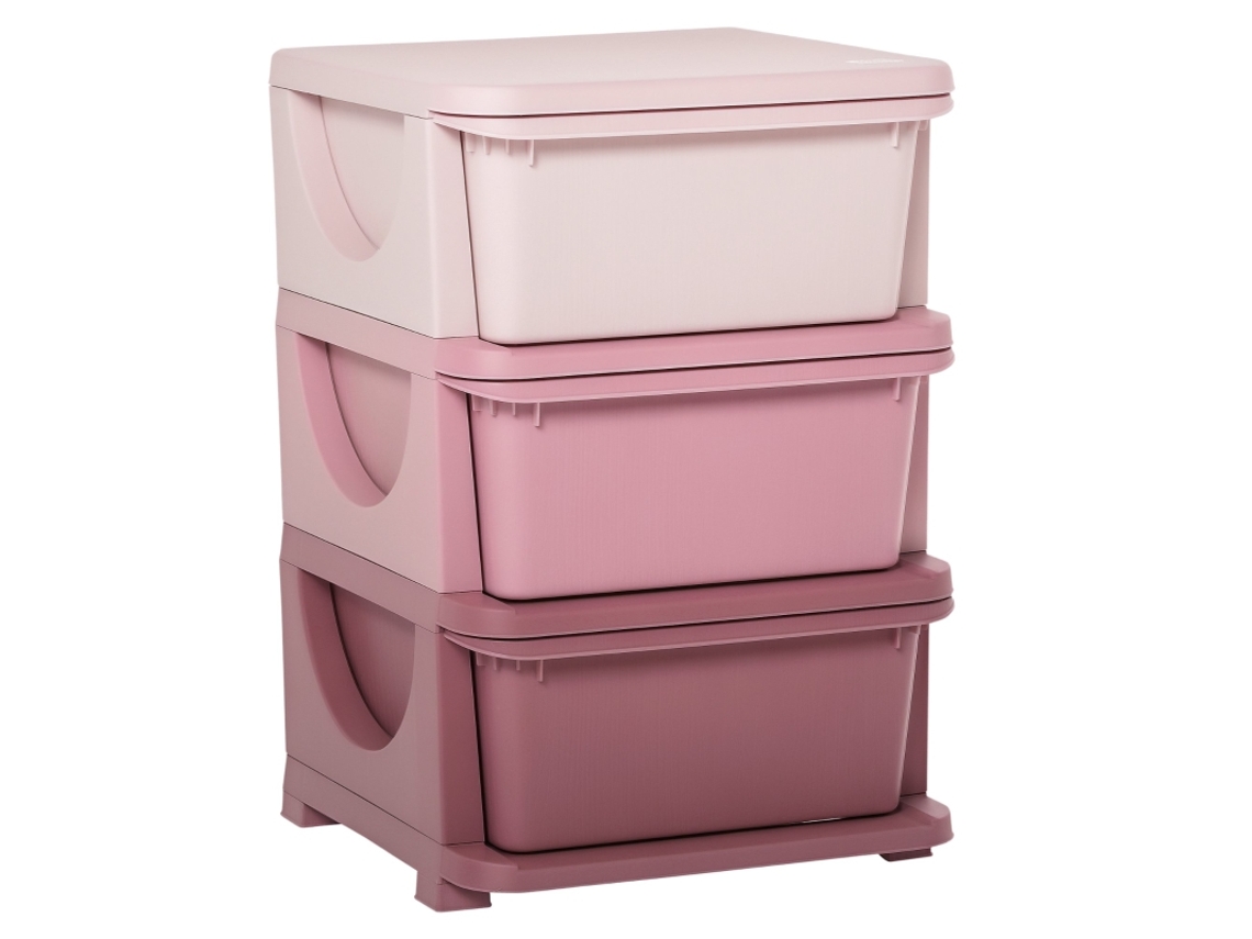 Gaveta Organizadora de Plástico, 6 Gavetas, Organizador de Brinquedos, Armário Pequeno para Crianças, Branco Creme