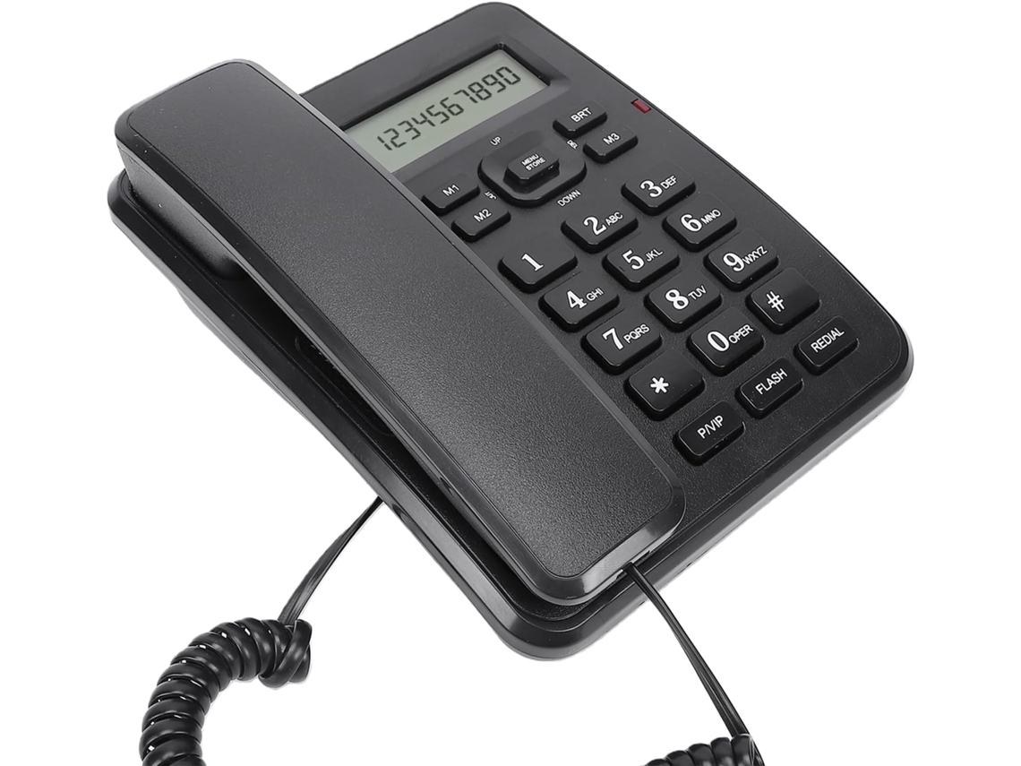 Telefone Com Fio Matybobe Com Identificador De Chamadas E