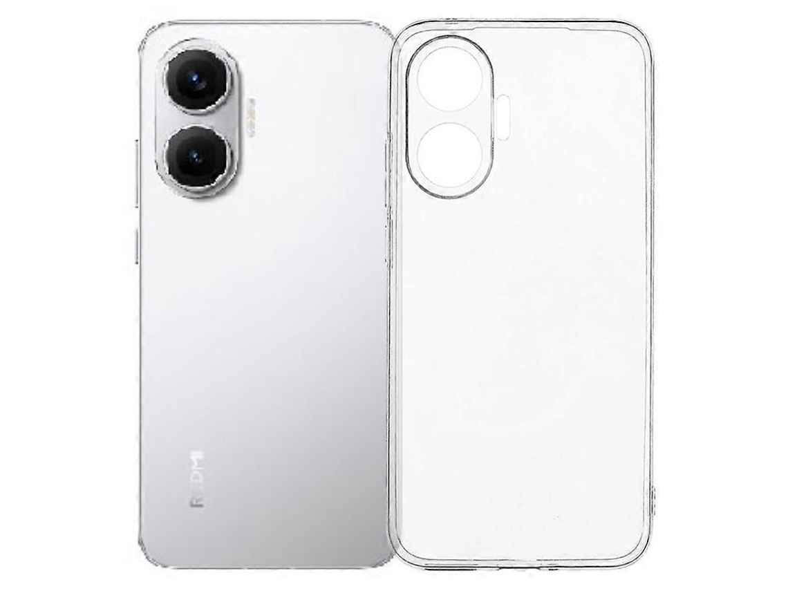 Capa Unithin Para Xiaomi Redmi Turbo 4 Pro 5g, Ultrafina, 0,7 Mm, Transparente, Tpu, Antiqueda, Com Recortes Precisos