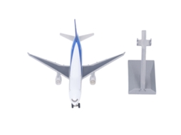 Mali brinquedo de Avião de Liga com Som e Luz Modelo Airliner Simulado Decorativo Branco