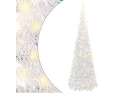Artificial Christmas Tree, Artificial Christmas Trees Vidaxl Branco Pvc (210 Cm)