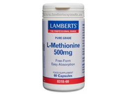 L-Metionina 500Mg 60 Cápsulas LAMBERTS