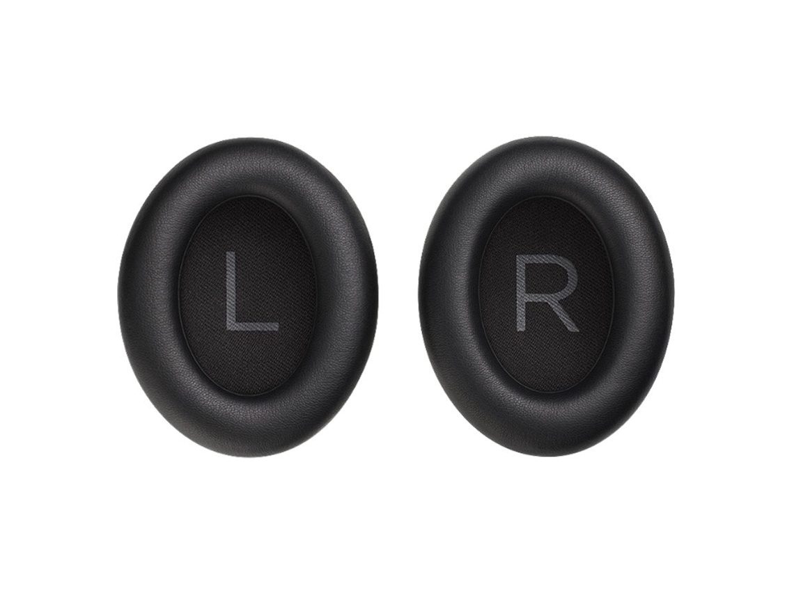 Almofadas Zruxe Para Bose 700 Auscultadores Sem Fios (2 Unidades, Espuma De Memória, Pele Natural, Pretas)