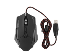 Rato Gaming LAXISCREED Fio Iluminado Mecânico E sports