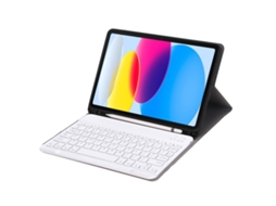 Capa Com Teclado Bluetooth Slot Caneta Para Ipad Pro 10.5 Pol. Layout Pt