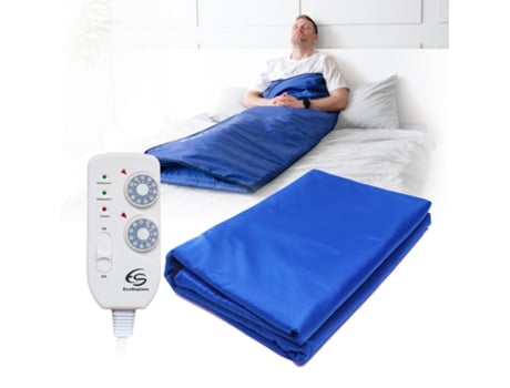 Cobertor De Aquecimento, Cobertor De Sauna Infravermelhos, 2 Zonas, Cobertor Térmico, 220 X 180 Cm Ecosapiens