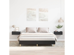 Vidaxl Estrutura De Cama Sem Colchão 150x200 Cm Preto