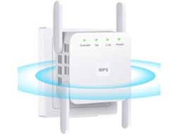 Extensor De Wi Fi De Alta Velocidade, Aumenta A Cobertura Em Até 650 M², Tecnologia De Banda Dupla Garante Streaming E Jogos Ininterruptos, Cobertura