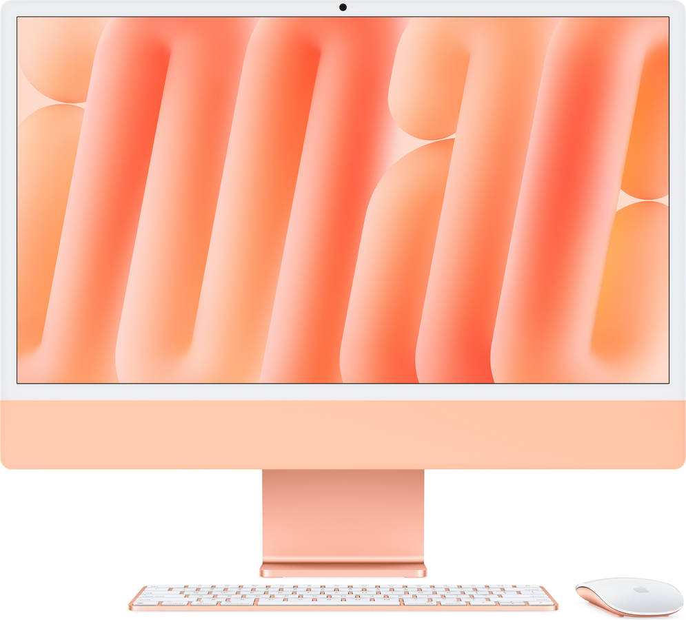 iMac APPLE CTO Laranja (24" - Apple M4 - RAM: 16 GB - 1 TB SSD - Teclado Português)