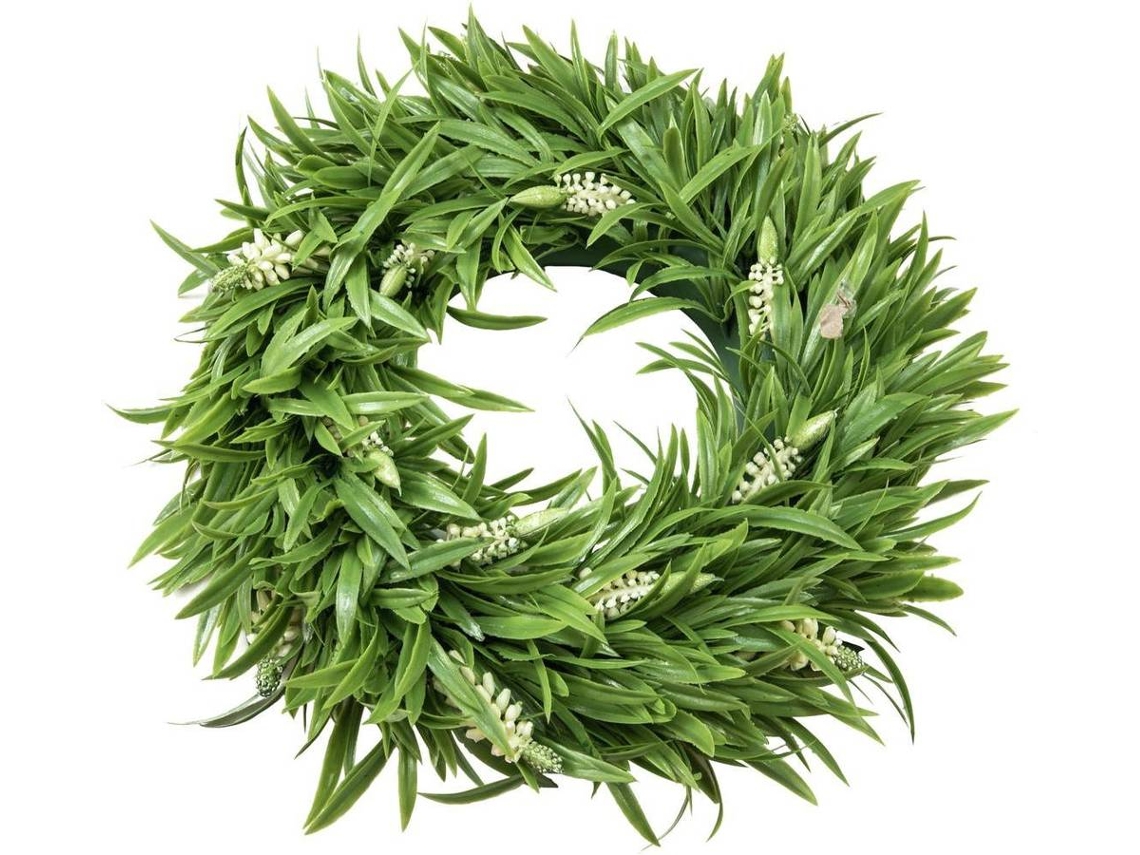 Planta Artificial EUROPALMS Lavender Wreath (Verde - 30 cm)