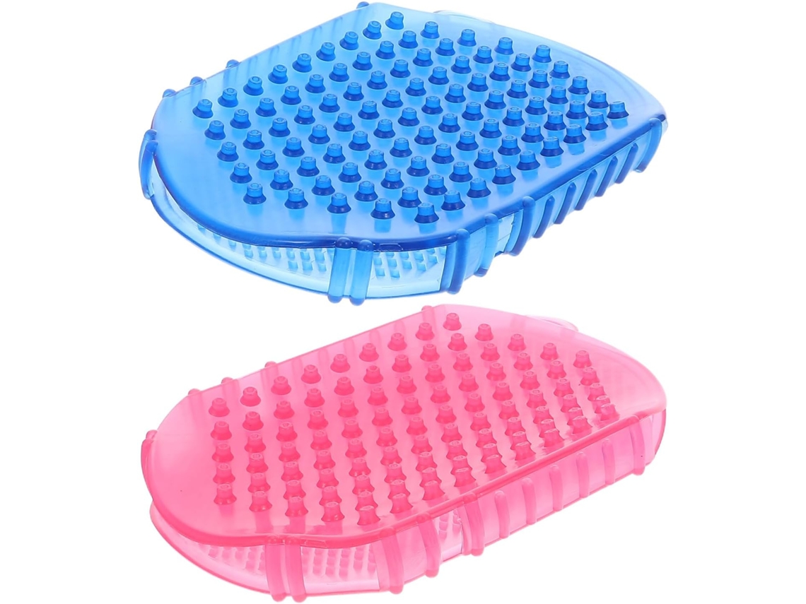 Escova Para Massagem E Melhora Do Sono, 2 Peças, Pvc, Design Em Formato Luva