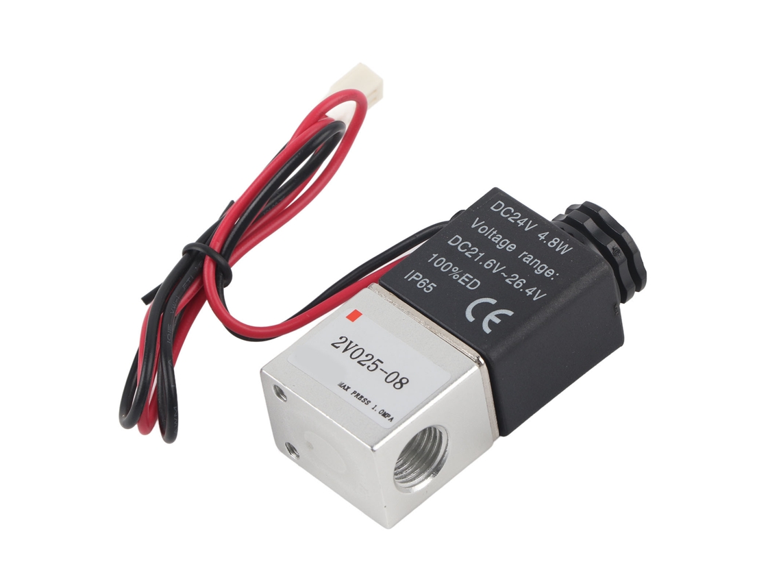 Válvula Solenoide Pneumática 2 Posições 3 Vias G1/4in 12v Dc Sunflare