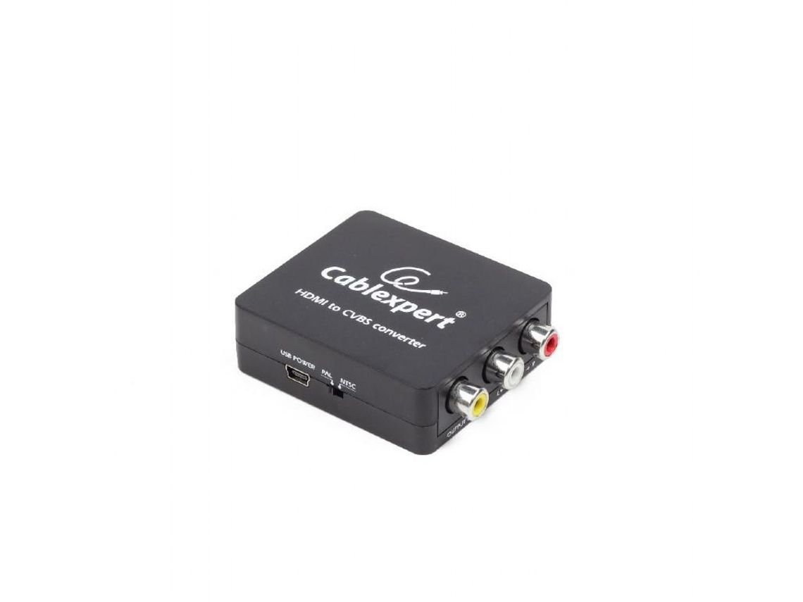 Conversor Hdmi para Cvbs + Stereo Audio