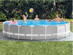 Piscina De Jardim Com Estrutura 610x132 Cm 18 Em 1 Intex 26756