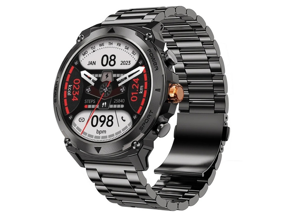 Smartwatch com Bluetooth, Chamadas, Rastreamento Esportivo, Ao Ar Livre, 1,43 Polegadas, Display Amoled, Monitoramento de Frequência Cardíaca, Bestvite