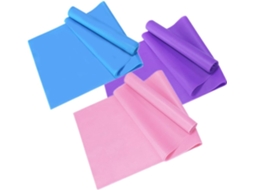 Conjunto De 3-faixas Elásticas Resistência Para Yoga, Alongamento E Treinamento Flexibilidade, Fitness Em Casa