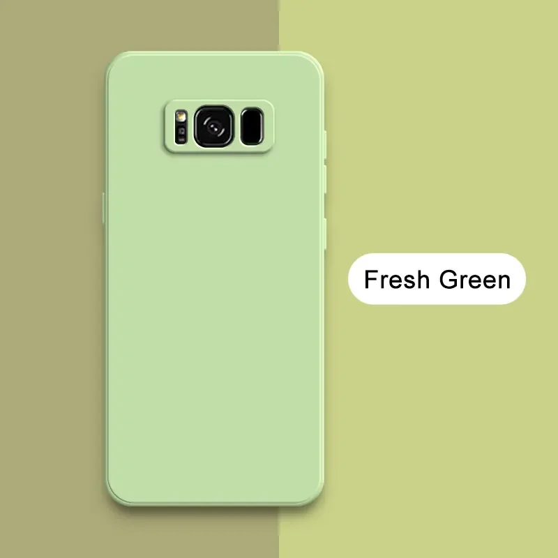 (samsung Note 10, Verde) Capa De Silicone Líquido Para Celular Samsung, Capa Traseira Macia E Resistente A Impactos.