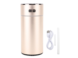 Difusor Aromático de Viagem com Dois Espirros e Tanque de 300ml em Ouro LAXISCREED