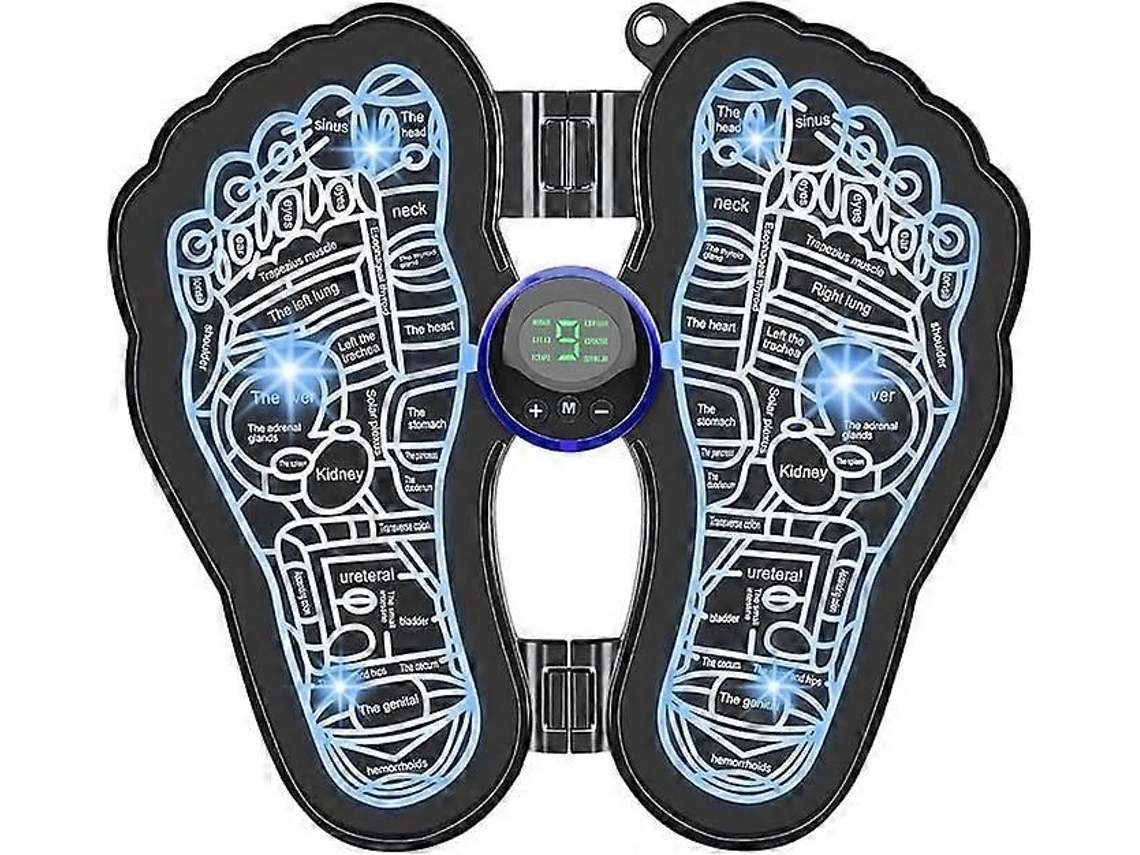 Massageador De Pés Ems, Eletrônico Para Dobrável E Portátil Com Estimulador Muscular Eletrônico, M Áquina Massagem