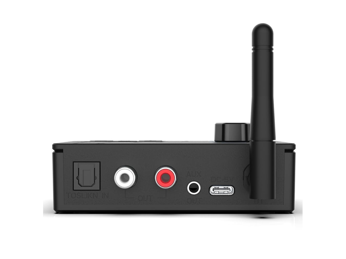 Receptor Digital Para Analógico Bluetooth Hi-fi 5.4 Com Comando, Adaptador