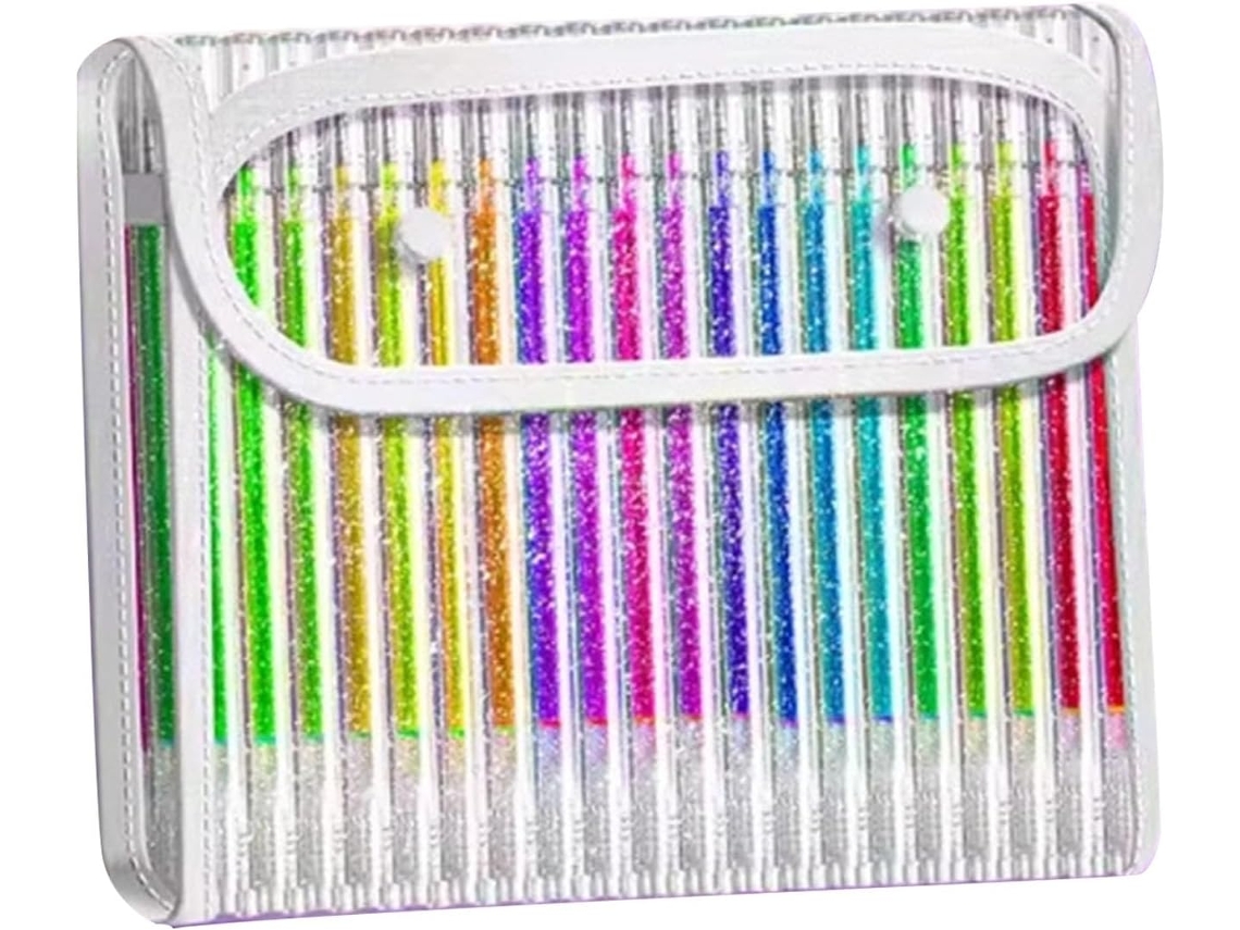 Conjunto De Marcadores De Tinta Metálica Em Gel Com Glitter Para