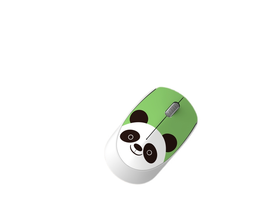 Rato Sem Fio Mudo Bonito Dos Desenhos Animados Panda Mouse*