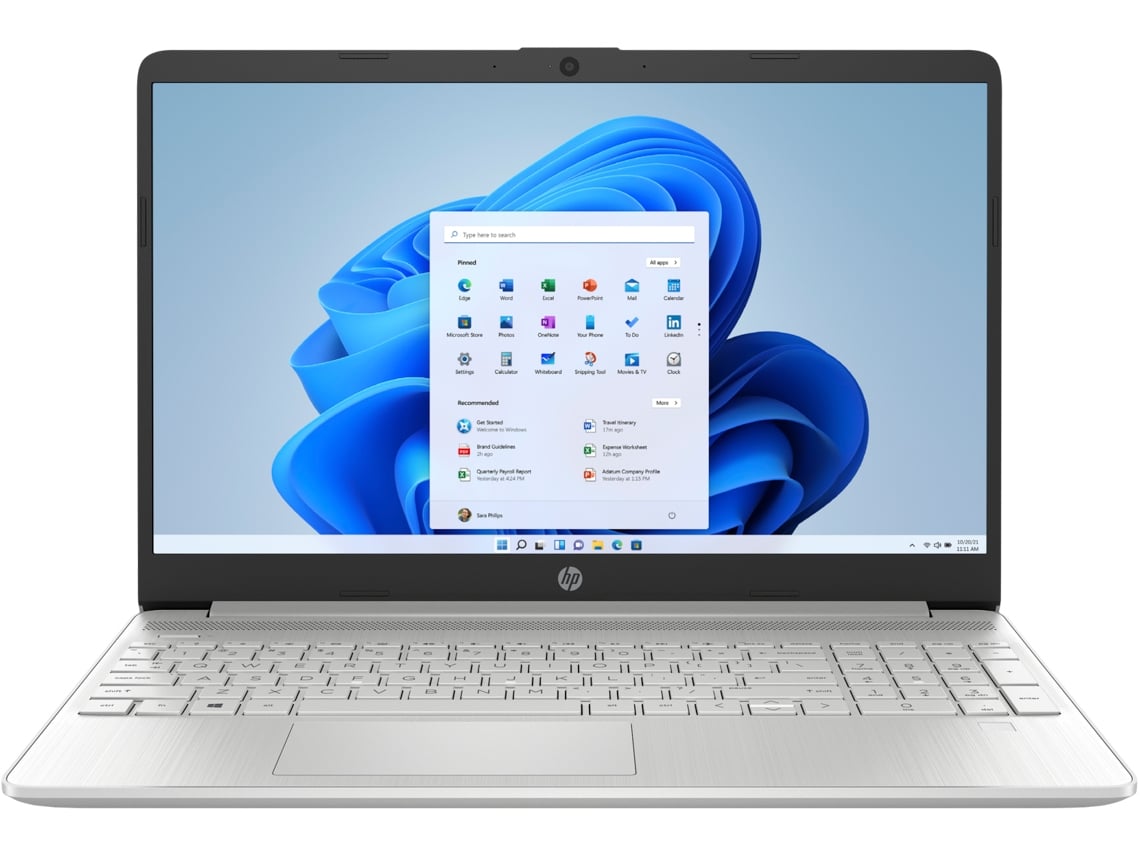 Portátil HP 15S-EQ2097NP (15,6'' - AMD Ryzen 5 5500U - RAM: 8 GB - 512 GB SSD PCIe - AMD Radeon Graphics)